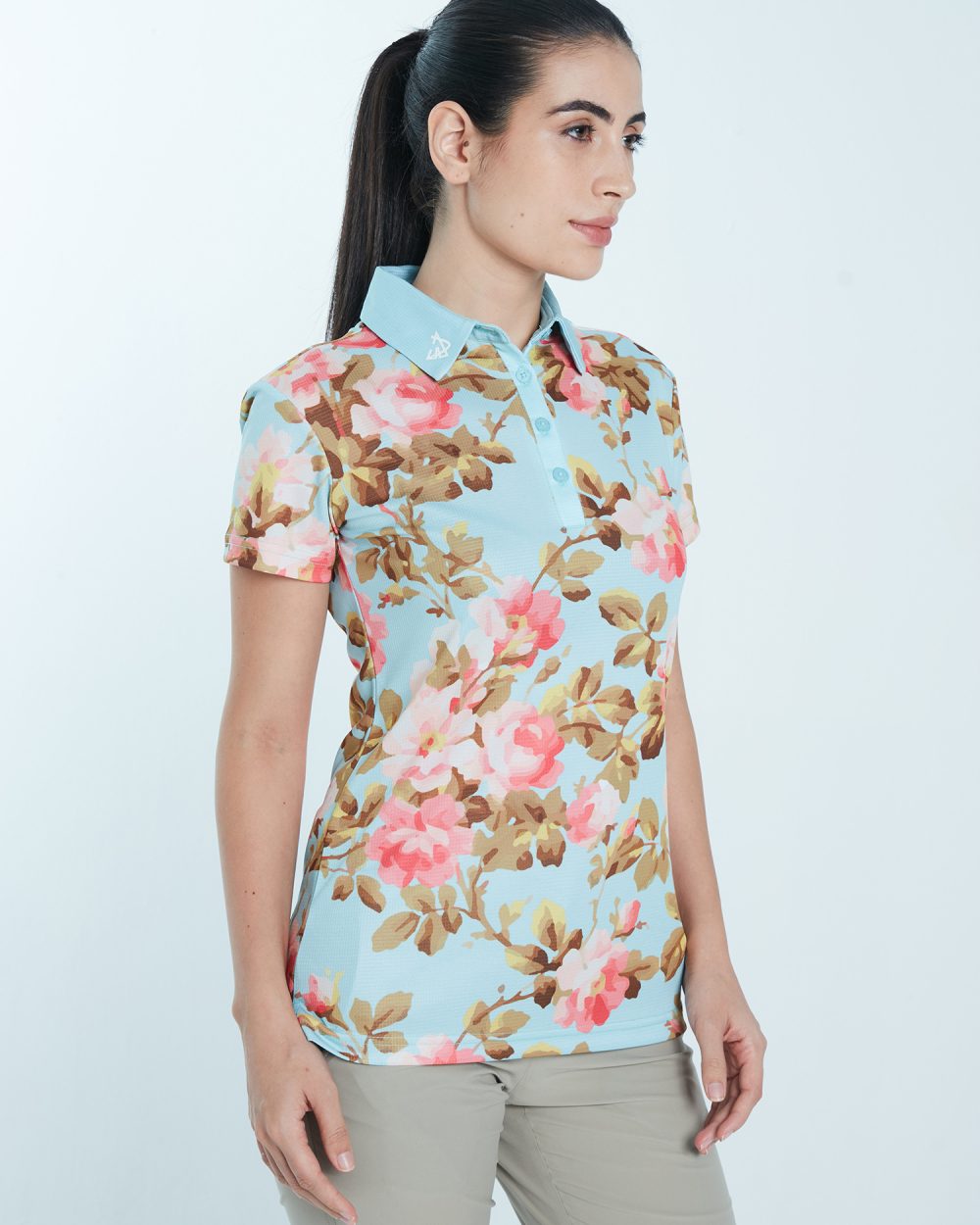 Blossom Breeze Polo - White